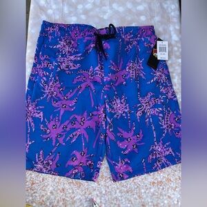 Stylish Blue and Purple Men's Shorts